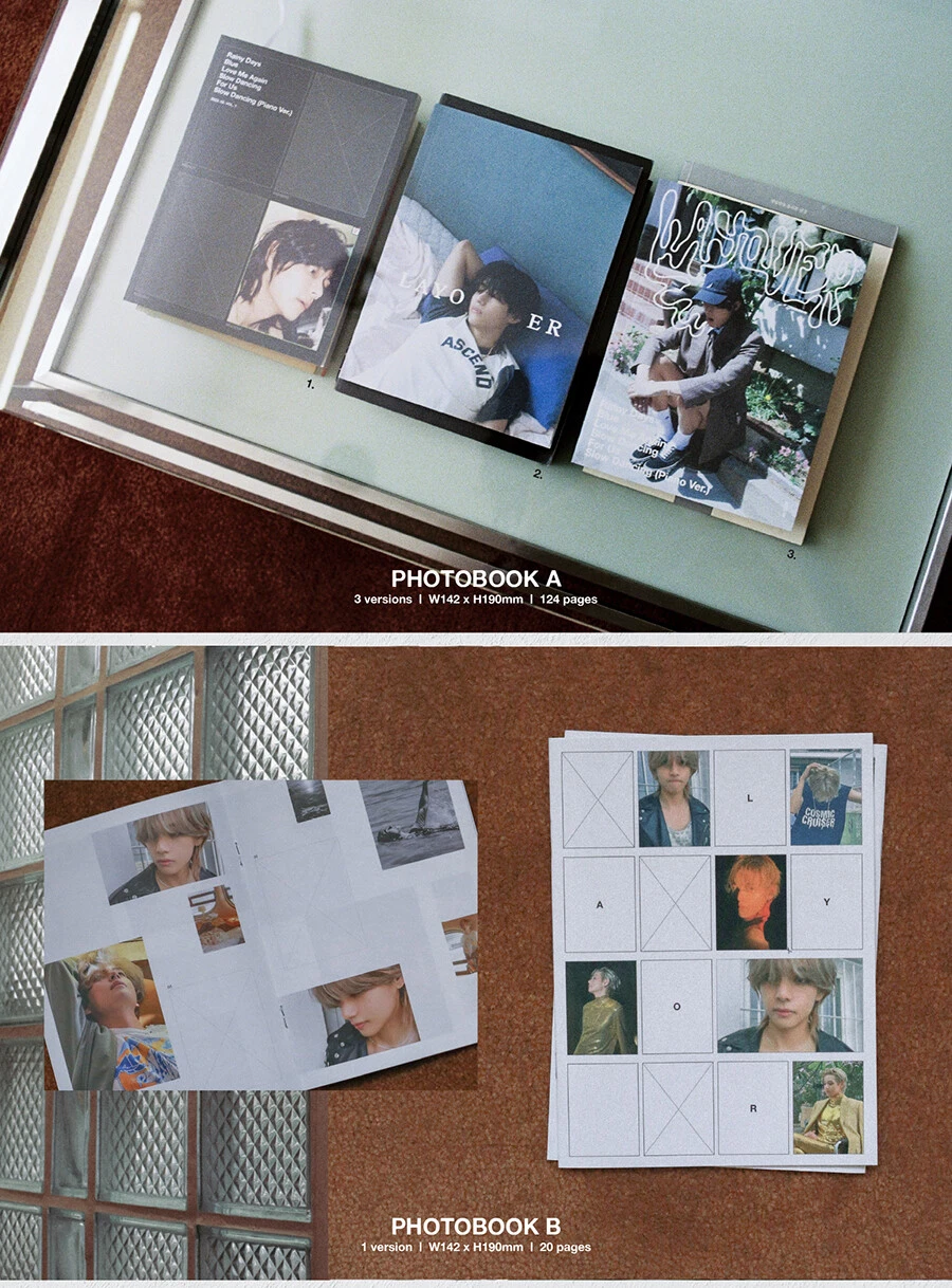 BTS V LAYOVER Album 3 Ver SET+WEVERSE Ver SET/3CD+QR Card+etc+GIFT