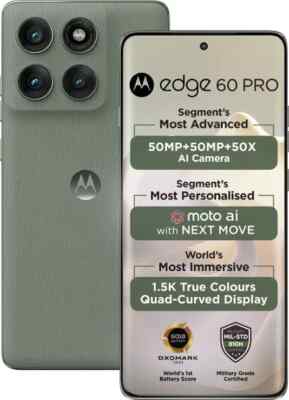 MOTOROLA Moto Edge 60 Pro 5G-Factory Unlocked Dual SIM-16GB 512GB