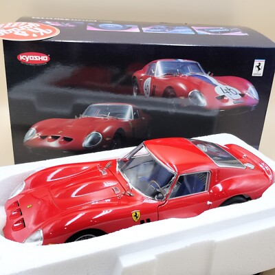 Kyosho 1/18 Ferrari 250 GTO Red 1962 08436R Hi-End Model 250GTO