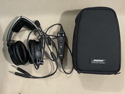 Bose A20 Aviation Headset with Dual Cable & Bluetooth plus Case | eBay