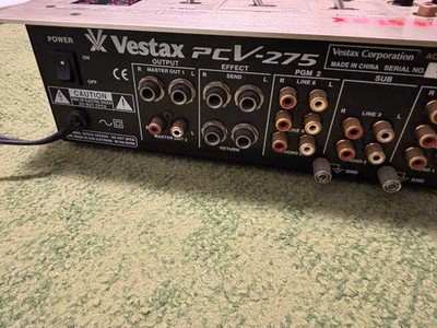 Vestax PCV-275 Professional Mixing Controller DJ Mixer 3 Channel