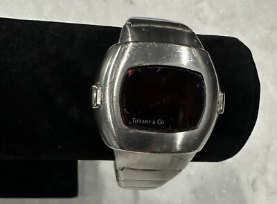 TIFFANY & Co. WATCH PULSAR /HAMILTON MENS VINTAGE. AS/IS FOR PARTS