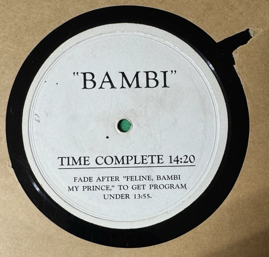 Bambi Disney Records (Pre - 1968) for sale | eBay