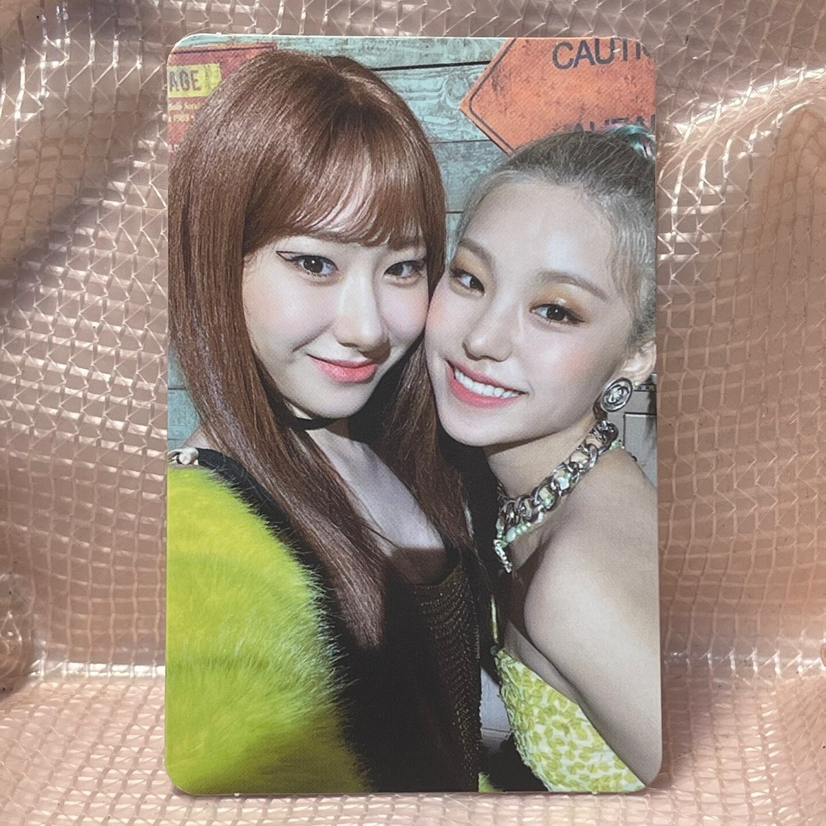 Chaeryeong Yeji Unit Official Photocard ITZY Not Shy Jyp Ent Kpop