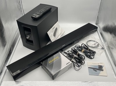 Bose CineMate 1 SR Speaker Array System AdaptiQ Soundbar Subwoofer