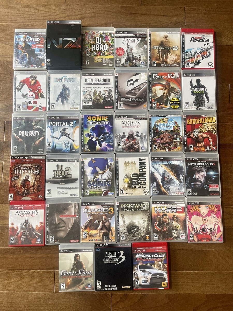 33 Game Lot Bundle All Working (Sony PlayStation 3) | eBay