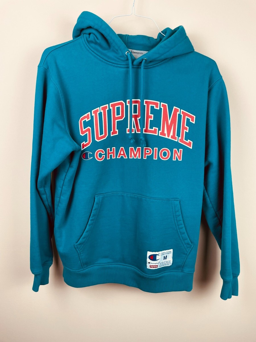 Supreme x Champion Hoodie Teal | eBay