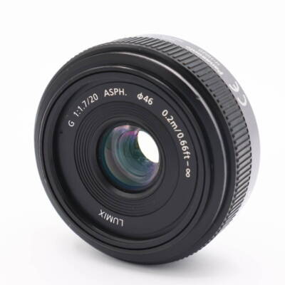 Panasonic Wide-Angle Pancake Lens Lumix G 20mm/F1.7 ASPH. H-H020