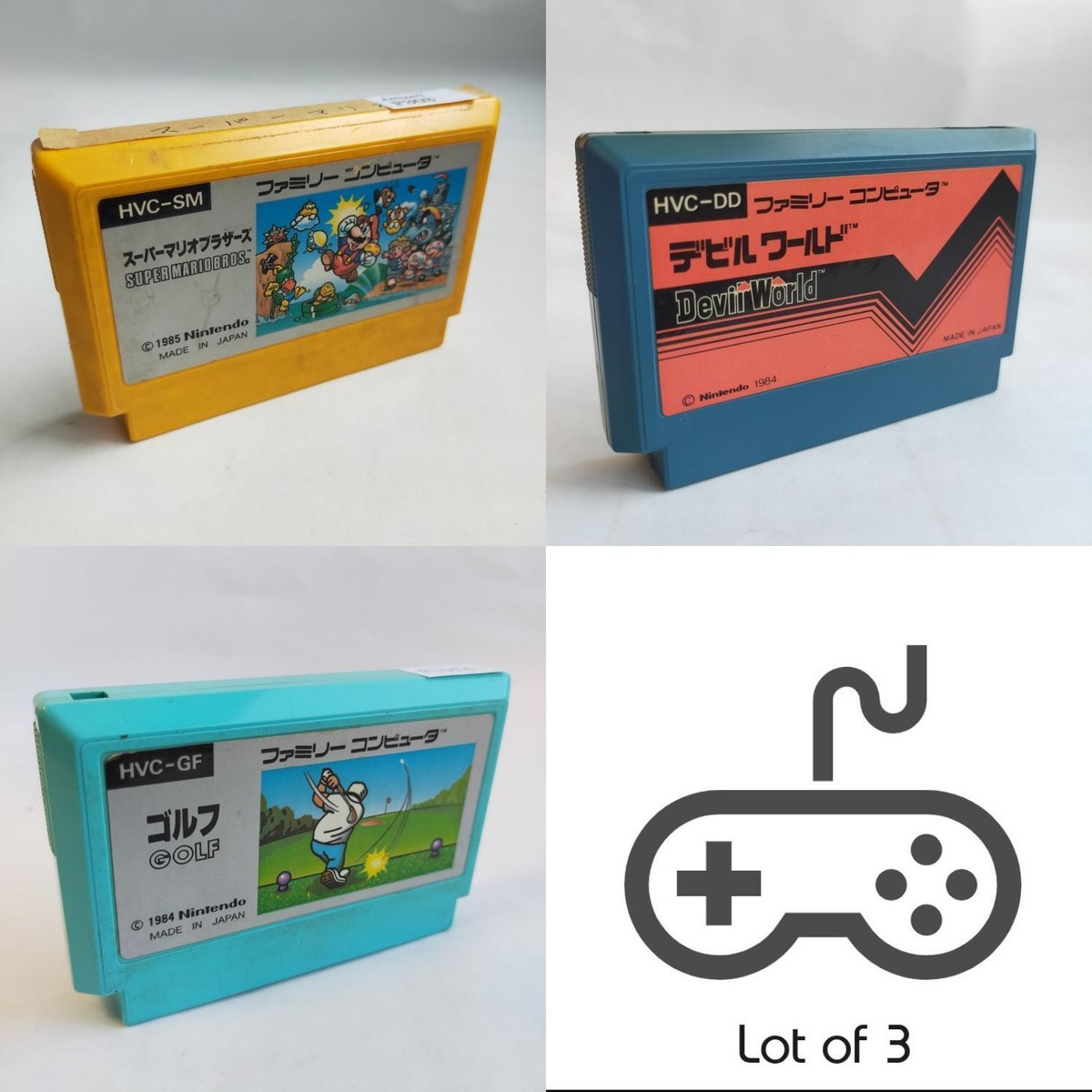 Super Mario Bros. Devil World Golf Famicom pre-owned Nintendo NES