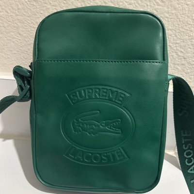 Green Supreme X Lacoste Shoulder Bag (SS18) | eBay