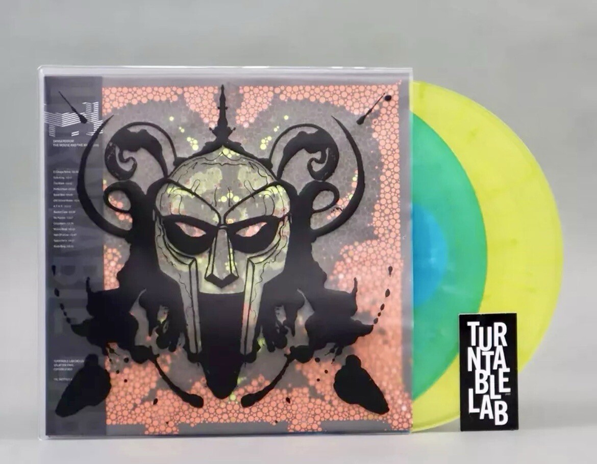 MF DOOM DANGERDOOM The Mouse & The Mask Blue Yellow Splatter TTL
