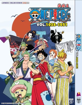 ANIME ONE PIECE 海贼王 BOX 34 VOL.1028-1051 DVD ENGLISH DUBBED