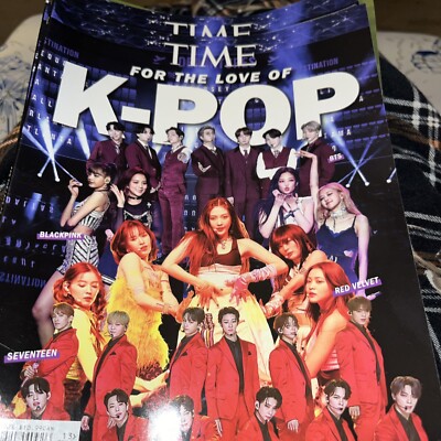 FOR THE LOVE OF K-POP magazine - TIME Special ,BTS,Black Pink ,Red