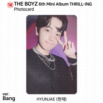 The Boyz 6th Mini Album Thrill-ing Official Photocard Postcard