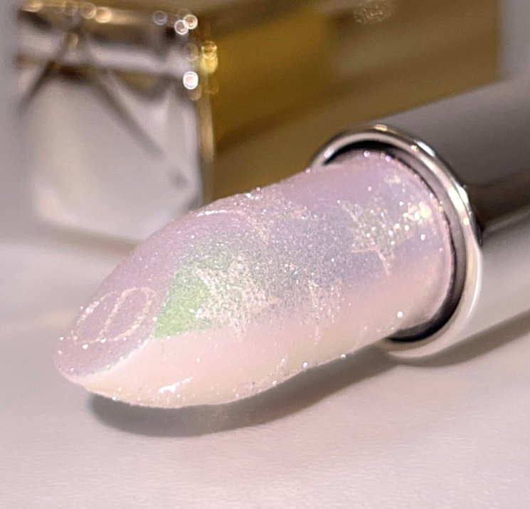 DIOR Rouge Dior Lipstick #010 Crystal Sparkle Finish Holiday 2025