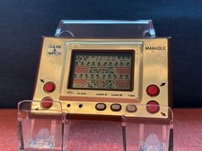 Nintendo Game Watch MANHOLE GOLD MH-06 1981 Retro Rare Japan w/box
