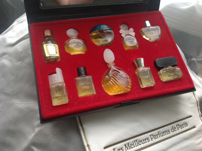 perfume 80's miniature collectible France LES MEILLEURS PARFUMS DE