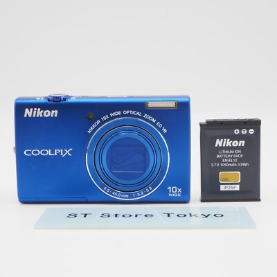 美品】【スマホ転送OK】ニコン NIKON COOLPIX S6200 ブルー Amazon.com