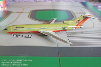 Gemini Jets Southwest Airlines Boeing 727-200 Old Color Diecast