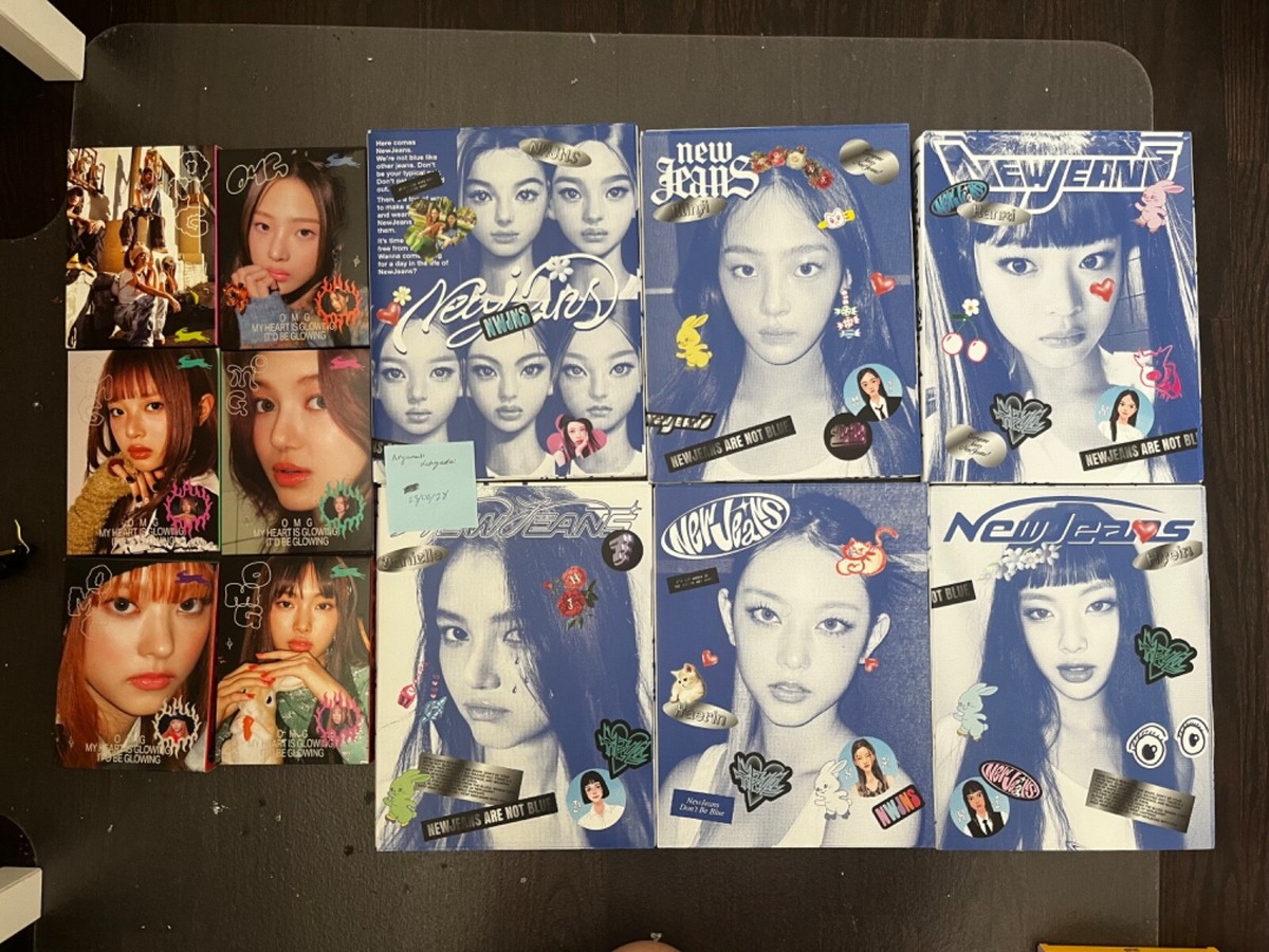 NewJeans albums -new jeans(debut) & omg/ditto, every version per