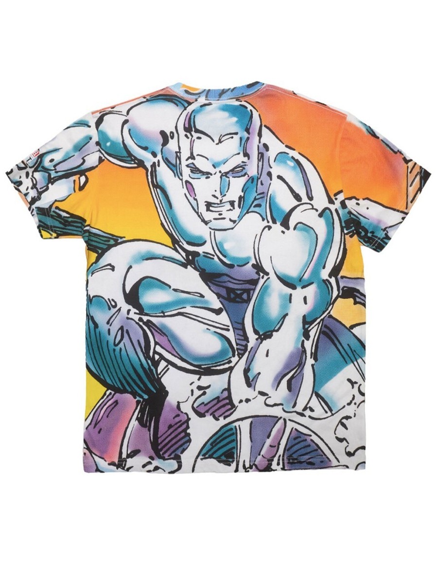 Bait x Marvel Comics Jim Lee X-Men Iceman All-Over Print T-Shirt
