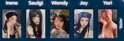 RED VELVET COSMIC ALL VESION PHOTOCARD OFFICIAL IRENE SEULGI WENDY