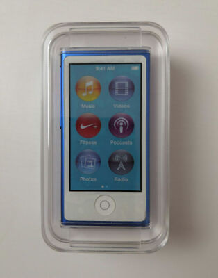 🔥 Apple iPod Nano 7th Generation (16GB) Blue -- Sealed Retail Box