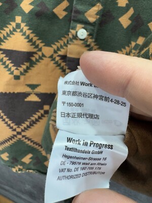 CARHARTT Native Retro Print Stone Cotton Regular Fit Long Sleeve