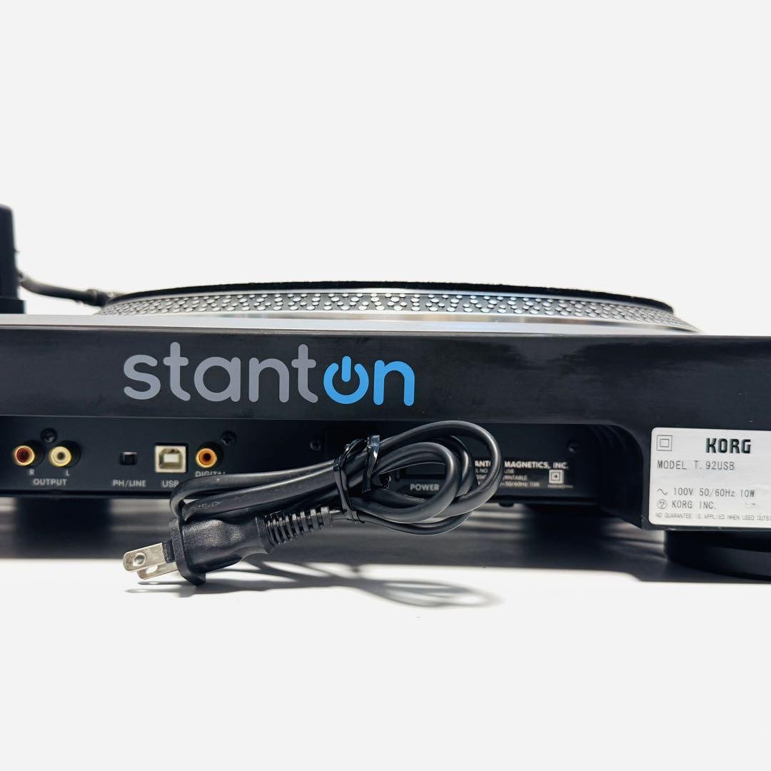 STANTON T.92 USB 動作確認・音出し確認済み USB T.92 ターンテーブル