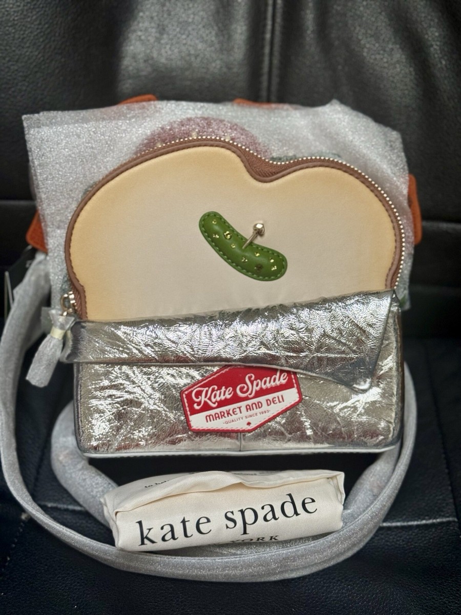 NWT Kate Spade Glamwich 3d Sandwich Crossbody KI497 Novelty Purse