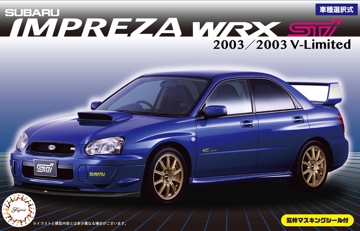 1:24 Scale Fujimi Subaru Impreza Blob Eye WRX Type R STI GDB Model