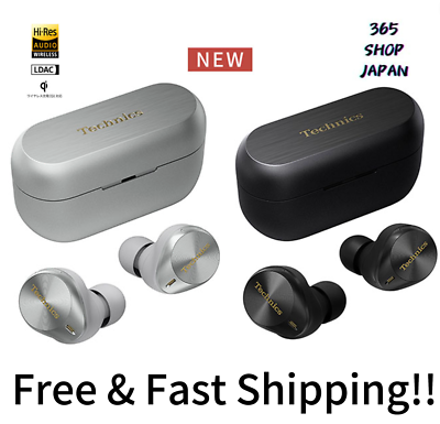 Technics EAH-AZ80 wireless Bluetooth earphone Silver Black 10mmDRV