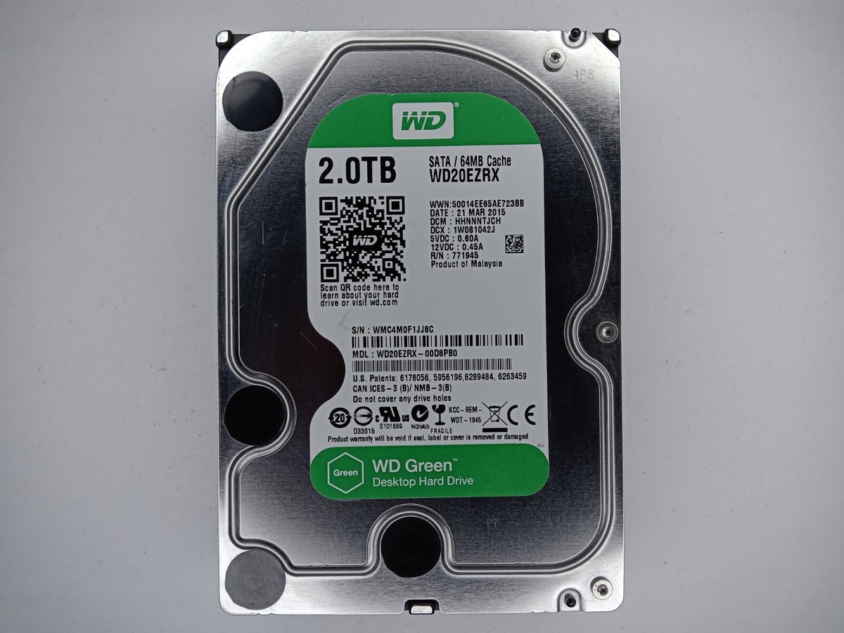 外付けハードディスク・ドライブ WD Green HDD (2TBx5)(3TBx4) 22TB