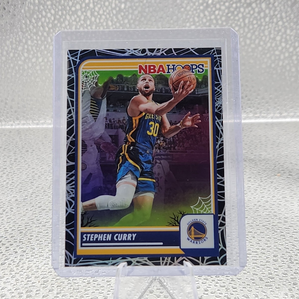 2023-24 Steph Curry Haunted Hoops Basketball No. 192 Spider Web