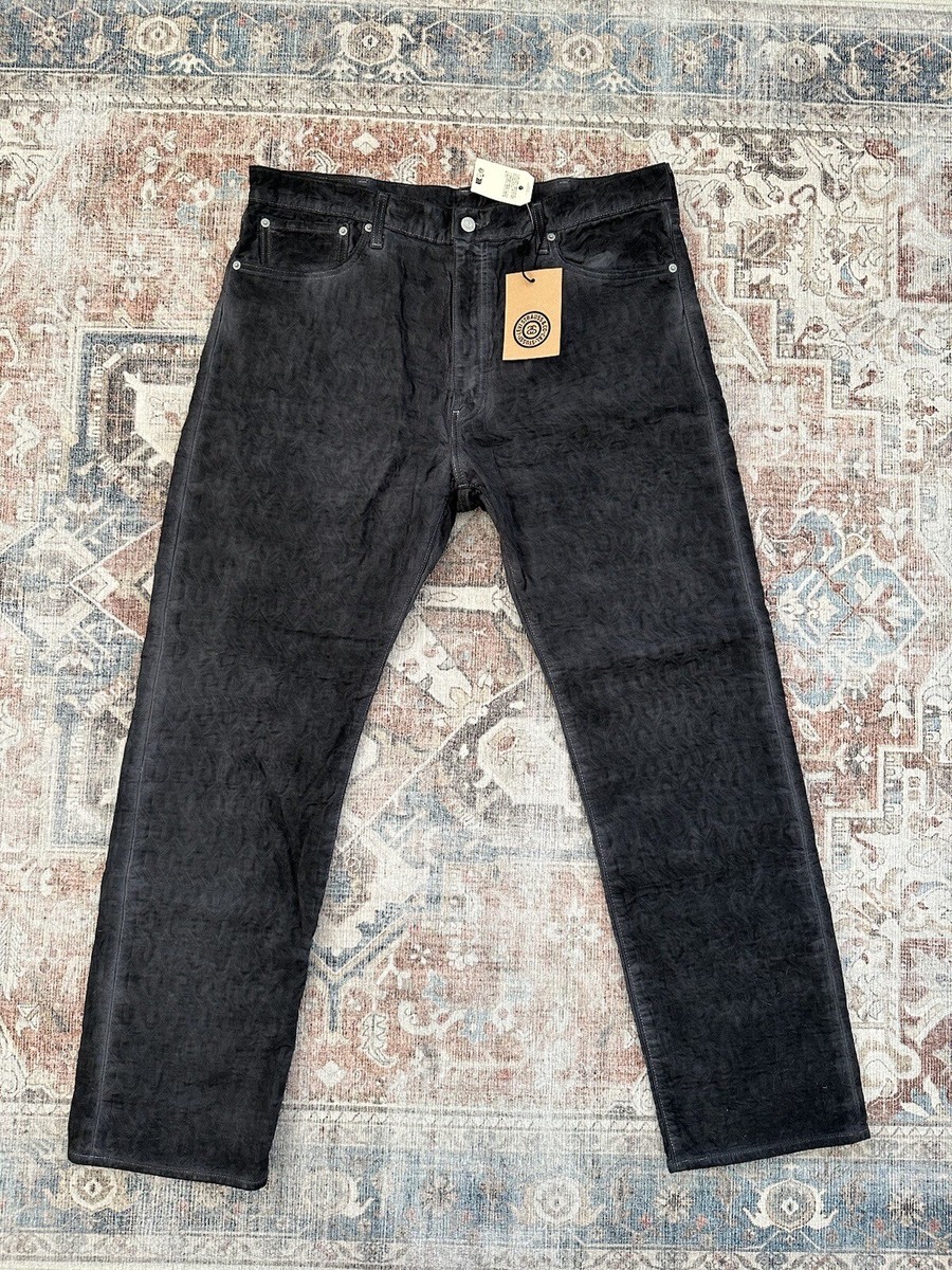 Stussy x Levi's Jacquard Jeans Black Size 38x32 | eBay