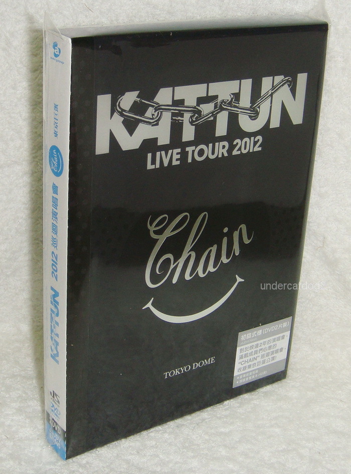 KAT-TUN LIVE TOUR 2012 CHAIN TOKYO DOME Taiwan Ltd 2-DVD+40P