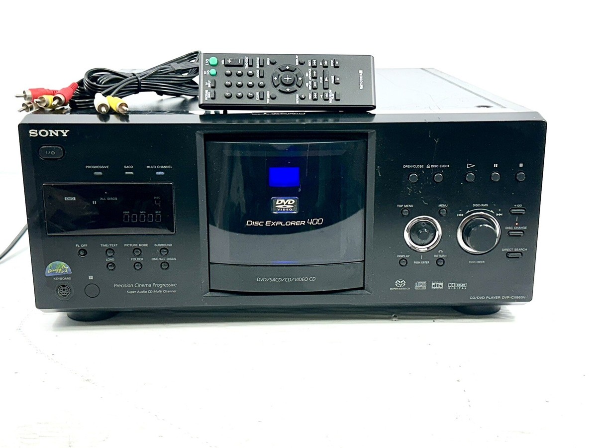 Pro Refurb-Sony Dvp-Cx985V 400 DVD/ CD Changer Player With Remote