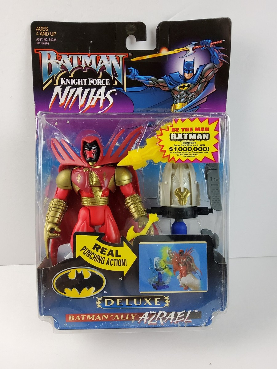 1998 Batman Ally AZRAEL Deluxe Knight Force Ninjas Punching Action