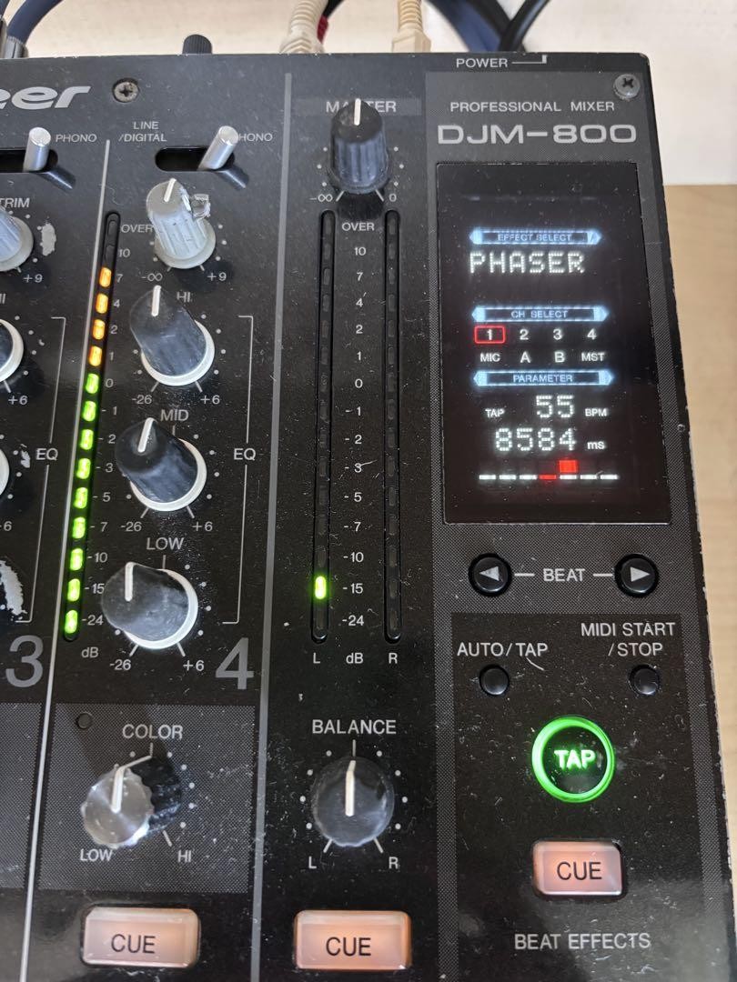 Pioneer DJM-800 PROFESSIONAL MIXER DJ mixer 4-Channel Check the
