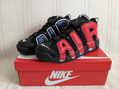 Nike Air More Uptempo 96 Split Black Red Blue Pippen DJ4400 001