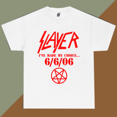 Slayer 666 I'e made my choice t-shirt | eBay