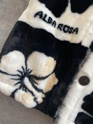 Alba Rosa Blanket Coat Hibiscus Foodie Free Size | eBay