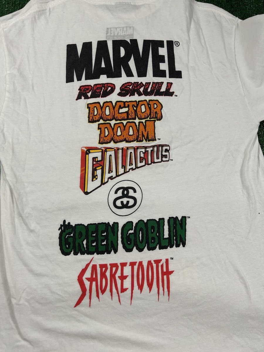 Vintage Stussy X Marvel 2011 Fantastic Four, Doom, Captain America