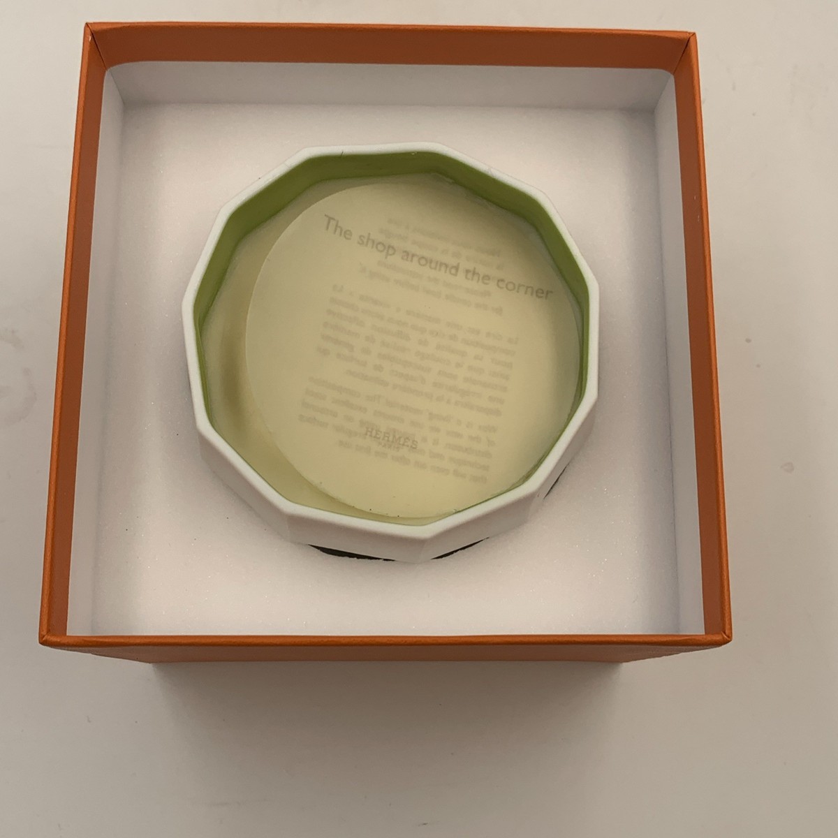 Hermes The Shop Around The Corner Scented Candle In Ceramic Bowl
