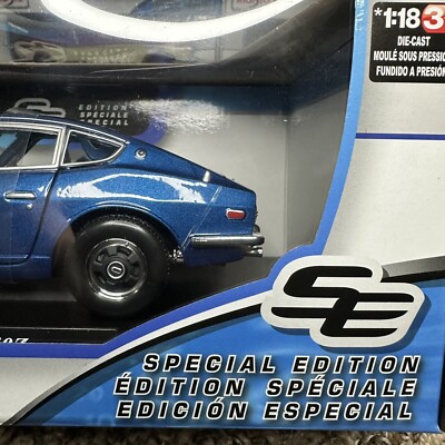 New MAISTO 1971 Datsun 240Z BLUE Special Limited Edition 1/18