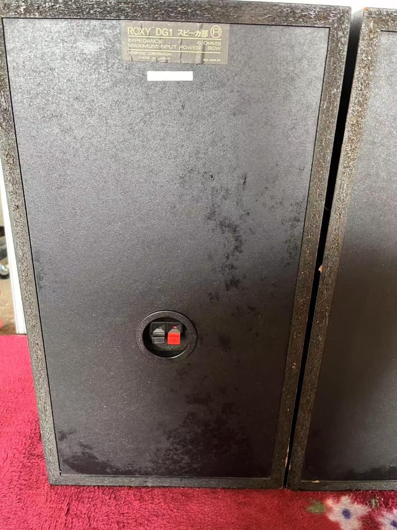 Kenwood Roxy DG1 Speakers Made in Japan Tested Working Vintage