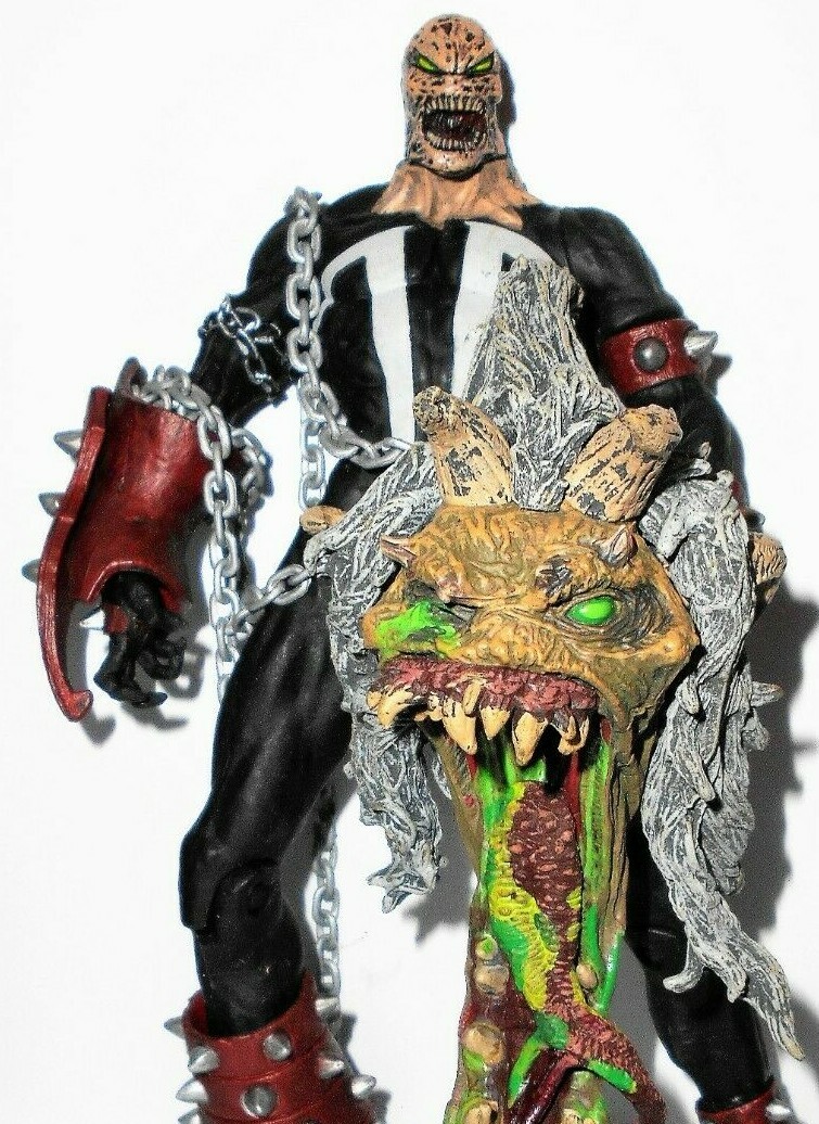 SPAWN UNMASKED 2001 series 20 MALEBOLGIA HEAD todd mcfarlane