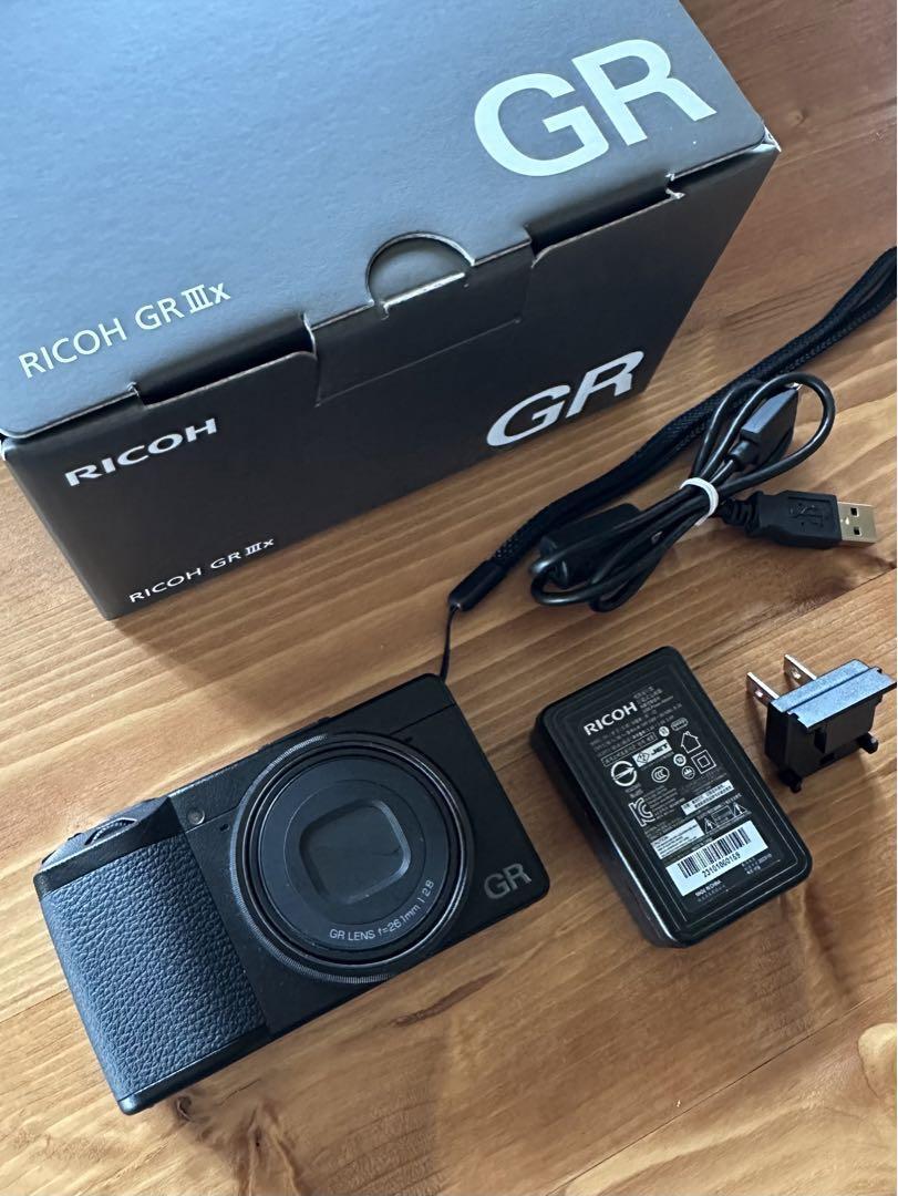 Ricoh GR IIIx f/2.8 Compact Digital Camera Black Single Focus Lens