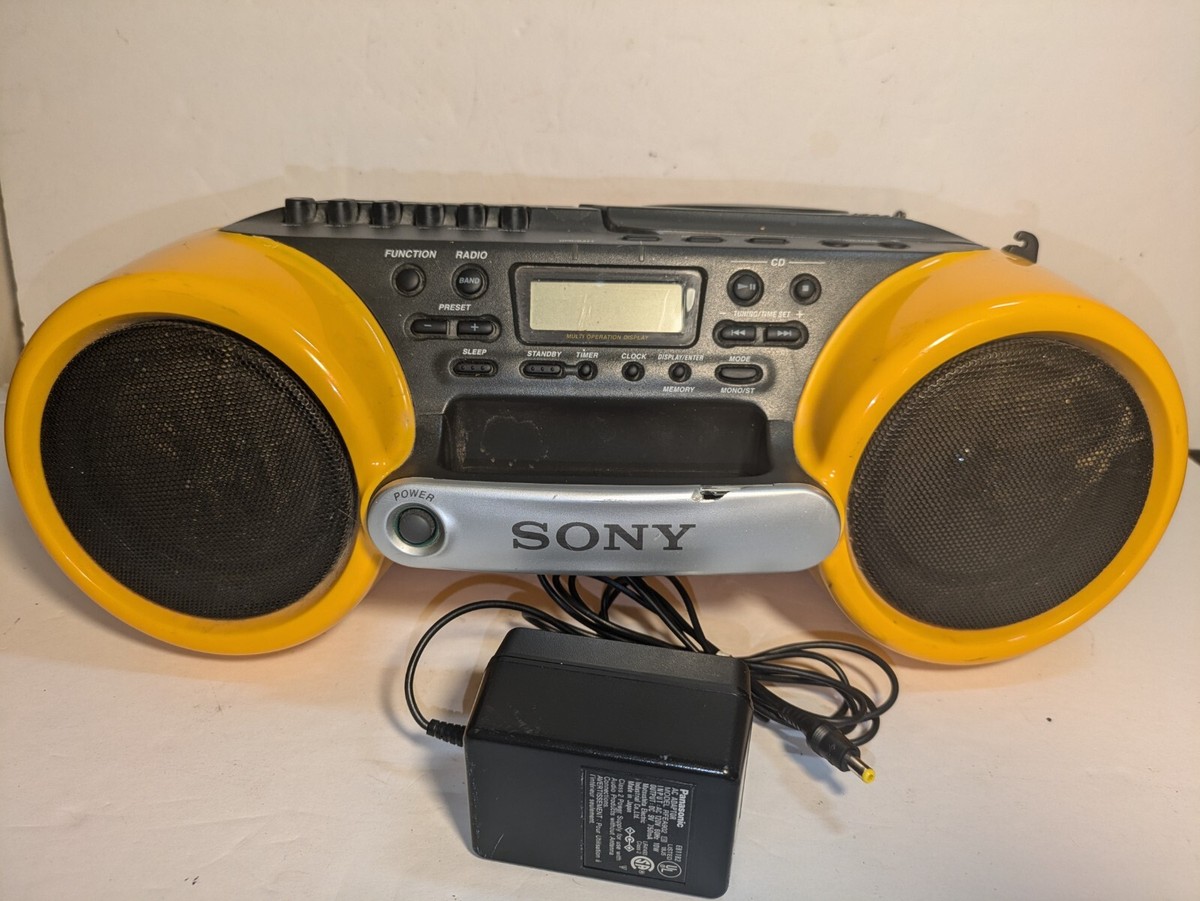 訳あり品 SONYソニー CDステレオラジオカセット 98年製 CFD-980 訳あり