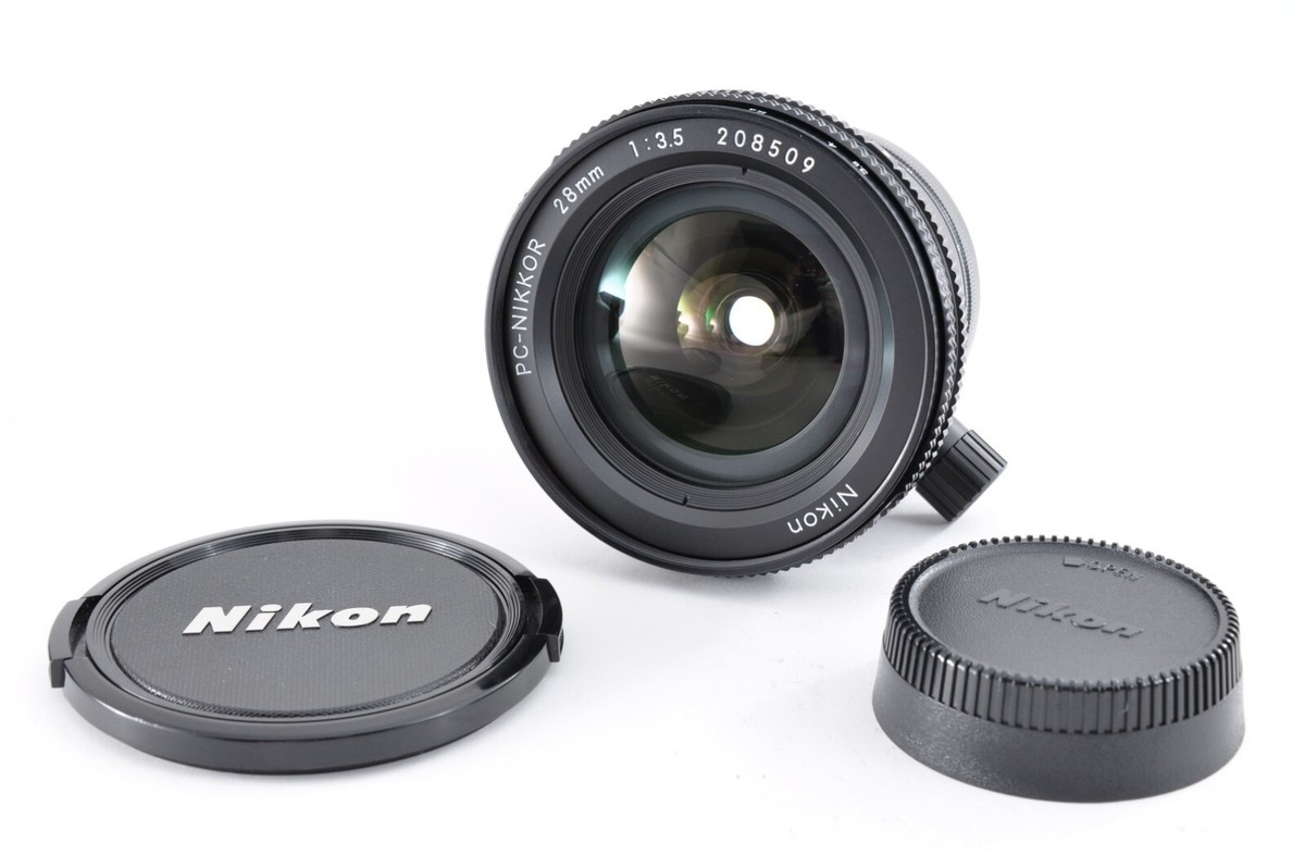 Nikon PC-Nikkor 28mm f/3.5 Wide Angle MF Shift Lens From JAPAN